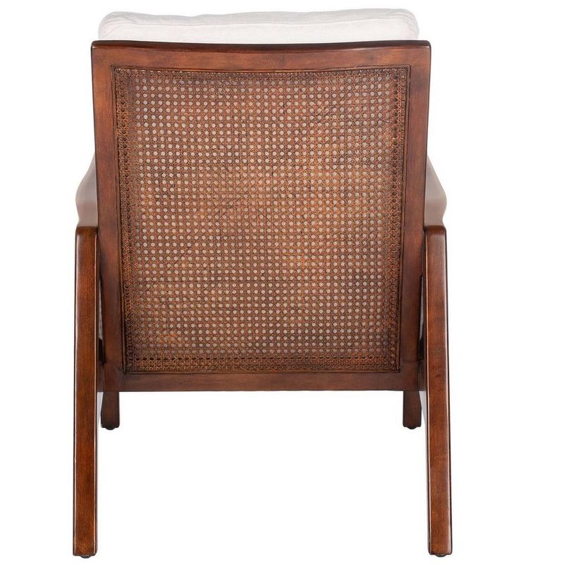 Moretti Wood Frame Accent Chair - Oatmeal - Safavieh., 5 of 10
