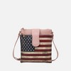 MKF Collection Josephine Vegan Leather Women’s FLAG Crossbody Bag by Mia K - 2 of 4