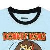 Seven Times Six Donkey Kong T-Shirt Men's DK Logo Design Short Sleeve Ringer Tee Blue - 3 of 3
