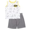 DC Comics Justice League Batman 3 Piece Outfit Set: T-Shirt T-Shirt Shorts - 3 of 4