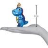 Old World Christmas Glass Blown Ornament A Roarable Tyrannosaurus - 4 of 4