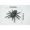 Spider, Tarantula, Theraphosidae, Solid Rubber Arachnids, Toy, Kids, Realistic Figure, Model, Figurine, Replica, Gift, 4 Inches  ABC16 B263 - 2 of 4