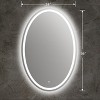 Chloe Lighting Speculo Back Lit Led Mirror 4000k Warm White 24" Wide - 3 of 4