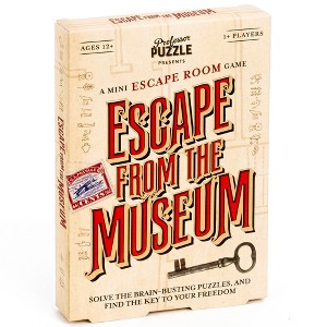 Professor Puzzle Escape From The Museum - Mini Escape Room, 12 Puzzles, 12+ - 1 of 4