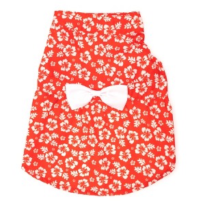 The Worthy Dog Aloha Adjustable Pet Dress - 1 of 3