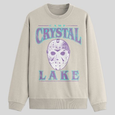 Men's Camp Crystal Lake Crewneck Sweatshirt - Cream