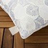 MARTHA STEWART Modern Banana Leaves Indoor Outdoor Decorative Lumbar Pillow 2-Pack Set - 2 of 4