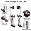 Yescom 16"-24" Drywall Stilts Adjustable Aluminum Painting Tool with Leg Pads Protection for Painter Taping Cleaning Costume Silver YES0539 - 4 of 4