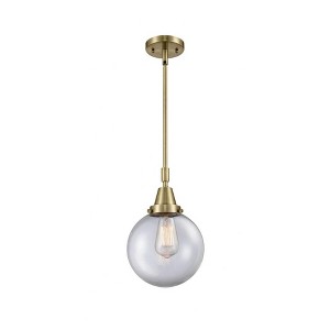 Beacon - 1 Light Stem Hung Mini Pendant In Industrial Style-12.63 Inches Tall and 8 Inches Wide - 1 of 1