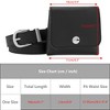 INSPIRE CHIC Women's Fanny Pack Faux Leather Belts with Removable Mini Pouch Small Purse Waist Belt Bag 1 Pc - 4 of 4