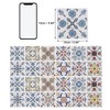 Unique Bargains PVC Tile Stickers 3.94"x3.94" Yellow Red 24 Pcs - 3 of 4