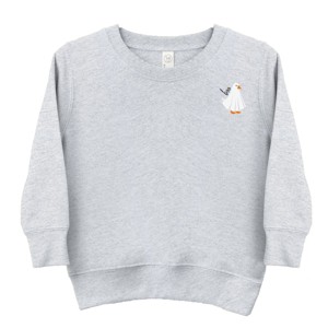 The Juniper Shop Boo Ghost Goose Toddler Sweatshirt - 1 of 4