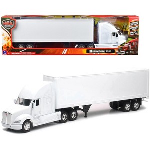 Kenworth T700 Truck with Dry Goods Trailer White "Long Haul Truckers" Series 1/32 Diecast Model by New Ray - 1 of 3
