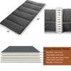 Japanese Floor Futon Mattress - Thick Tatami Sleeping Pad for Twin/Full/Queen, Portable Lounger Bed - 4 of 4