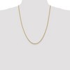 Black Bow Jewelry 2.8mm, 14k Yellow Gold, Solid Spiga Chain Necklace - 2 of 4
