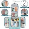 PAVILIA Toiletry Bag Travel Women Men, Hanging Water Resistant Makeup Accessories Cosmetic Organizer Large Essential Kit - 2 of 4