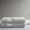 Vynxaria Gray 2 Piece Turkish Cotton Bath Sheet Set - 2 of 4