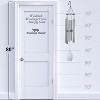 Woodstock Chimes Signature Collection, Woodstock Windsinger Chime, Amazing Grace 49'' Silver Wind Chime WWAG - image 4 of 4