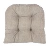 Gripper 2pk 17"X17" Klear Vu Tyson Non Slip Universal Overstuffed Dining Chair Cushions - 2 of 4