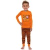 Peppa Pig Toddler Pajamas Halloween Fun Shirt and Pant Tight Fit Set Orange - 2 of 4
