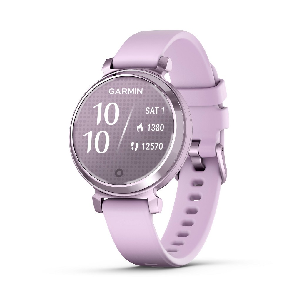 Garmin Lily 2 Smartwatch with Silicone Band Metallic Lilac