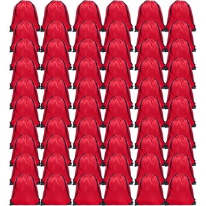 Waterproof Drawstring Backpack Bulk, Nylon Cinch Bags in 10 Colors for School, Gym, Sports - 1 of 4