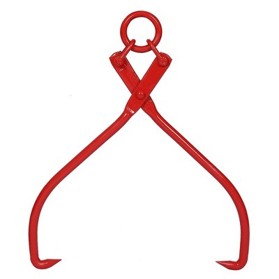 Log Lifting Tongs 16 Inch Log Lifting Tongs Heavy Duty Grapple Claw With Ring Felled Claw Hook Lumber Skidding Tongs,abstruct,red,1.33ft