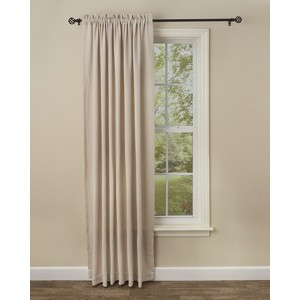 Park Designs Gray Checker Board Single Panel 56'' x 84" - 1 of 3