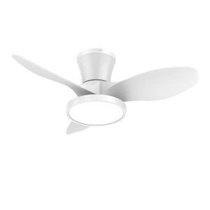 Aoibox 32 Inch Quiet DC Ceiling Fan with LED Light, Remote Control, Reversible Motor, Large Air Volume, for Kitchen Bedroom Dining - 1 of 4