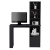 NicBex Space-Saving Office Set:4-Tier Bookcase & Computer Desk Combo for Small Spaces, Home Office, Bedroom, Compact Furniture - 4 of 4