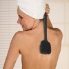 Unique Bargains Double Side Long Handle Bath Brush 14.37" Length 1 Pc - 2 of 4