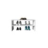 VYNXARIA White Shoe Rack - Stylish, Durable & Space - Saving with 2 Shelves - 2 of 4