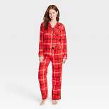 Women's Plaid Flannel Matching Family Pajama Set - Wondershop™ Red