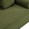 PAGED 3 Seater Upholstered Sofa Oversized Comfy Couch with 3 Plush Pillows, Rolled Armrests for Living Room, Home Office - 3 of 4