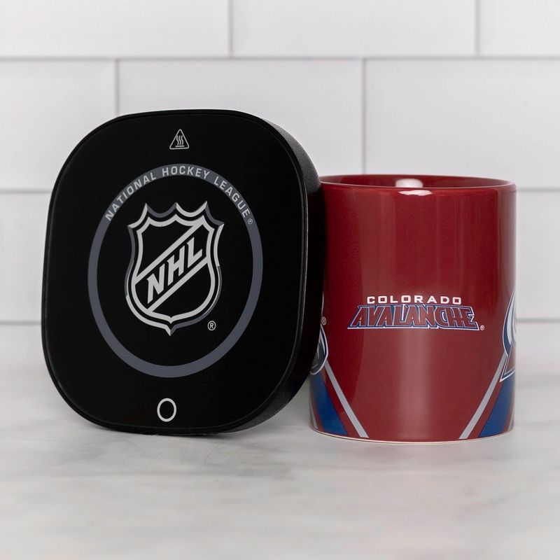 Uncanny Brands NHL Colorado Avalanche Logo Mug Warmer Set, 3 of 6