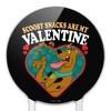 Scooby Doo Scooby Snacks are my Valentine Acrylic Cake Topper Party Decoration for Wedding Anniversary Birthday Graduation - 3 of 4