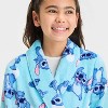 Girls' Lilo & Stitch Robe - Blue - 3 of 3