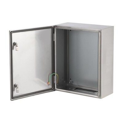 Outdoor Electrical Box, IP66 Waterproof, Stainless Steel Electrical Junction Box with Mounting Plate, Perfect for Indoor and Outdoor Projects