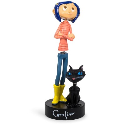 Surreal Entertainment Coraline with Cat PVC Bobble Figure | 6.5 Inches Tall