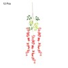 Unique Bargains Fake Wisteria Hanging Flower Artificial Flowers for Home Party Decoration - 2 of 4