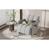 Akoasm 26.3 Inch Modern Upholstered Soft L-shaped Armrests Accent Sofa & Armchair For Living Room, Office & Bedroom Set of 2 - 4 of 4