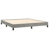 vidaXL Box Spring Bed Frame Light Gray 72 in.x83.9 in. California King Velvet - 4 of 4