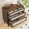 Rattan 3 Drawer Dresser - 4 of 4
