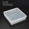 Unique Bargains Square Storage Container with Hinged Lid for Beads Craft 6 Pcs - 4 of 4
