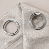 2pc Dainty Home Artistic 100% Blackout Grommet Curtain Panel Pair with 3D Lurex Texture - 3 of 4