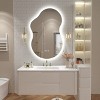 Apmir Super Bright 192 LEDs/m LED Lighted Anti-Fog Tempered Glass Irregular Bathroom/Vanity Mirror with ETL & 3-Year Warranty - 2 of 4