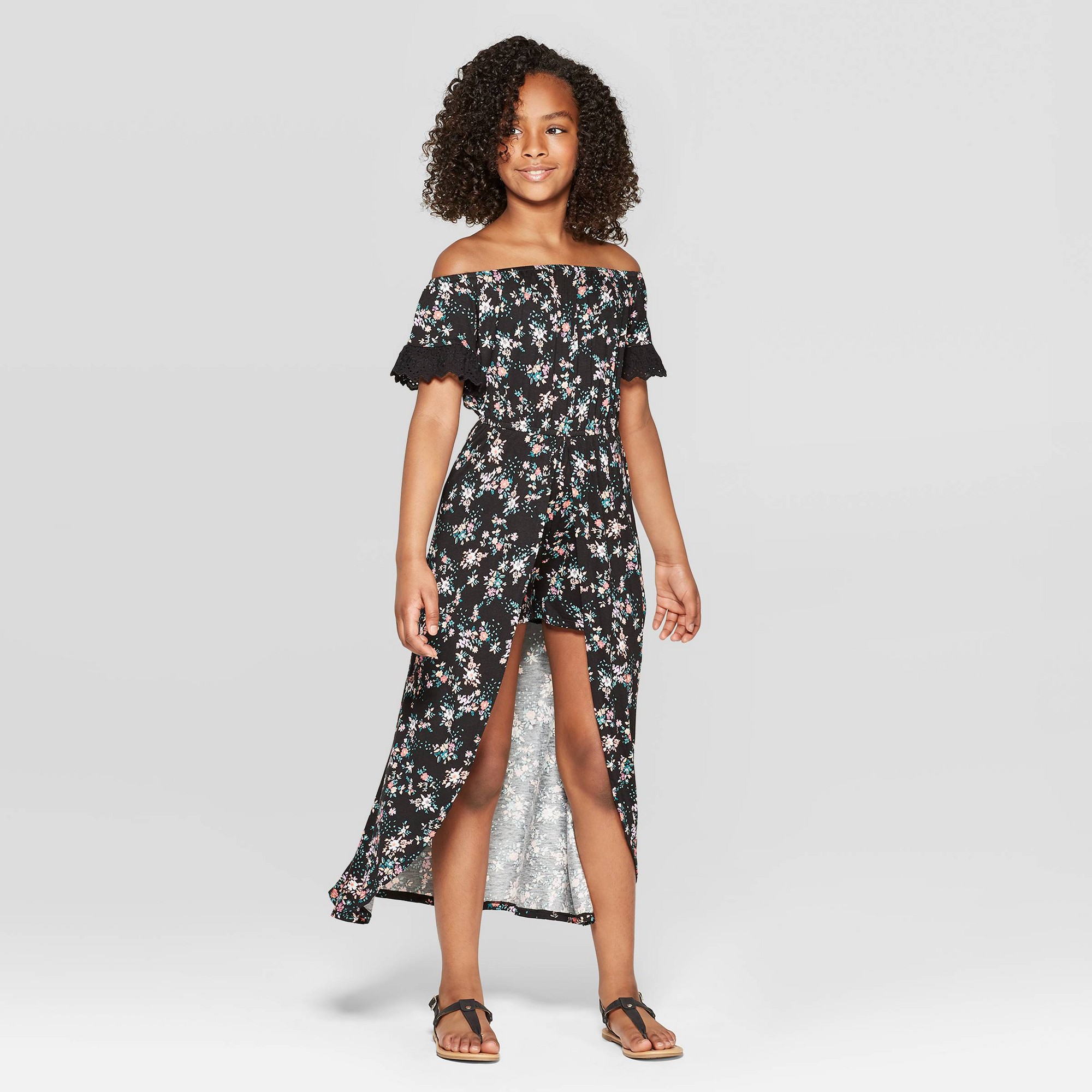 Girls walk 2025 through maxi dress