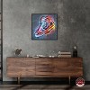 Notoriart Colorful Light Up Neon Sneaker Wall Art Framed - 2 of 4