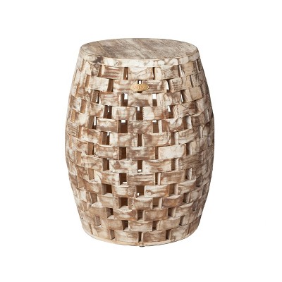 Maya Oval Outdoor Patio Garden Stool - Balkene Home