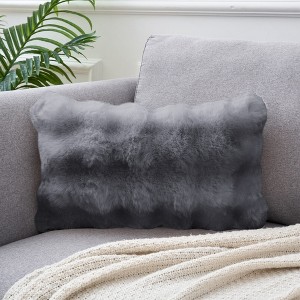 Unique Bargains Faux Fur Cozy Luxury Soft Modern Plush Pillowcase 1 Pc - 1 of 4